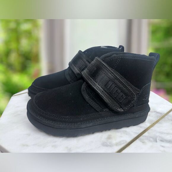 UGG Toddler Neumel Snapback V Strap chukka Winter Snow Shearling Boot Size 6 - Picture 6 of 12